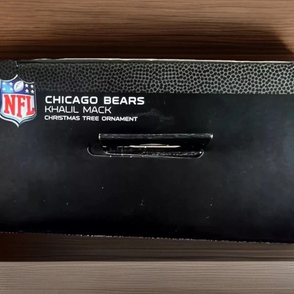HALLMARK Christmas Tree Ornament #52 Khalil Mack Chicago Bears Football Player